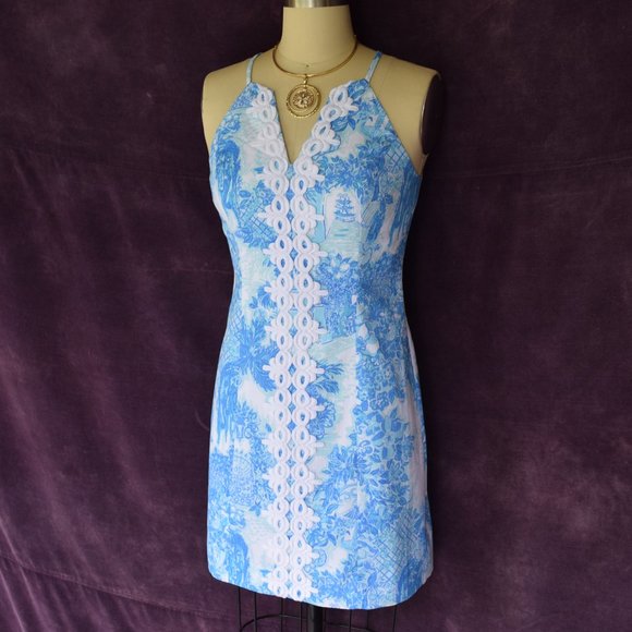 Lilly Pulitzer Pearl dress Toile me About it NWT - Picture 4 of 9